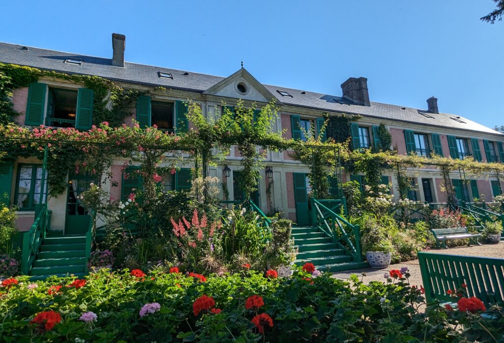 Maison de Monet à Giverny - la façade