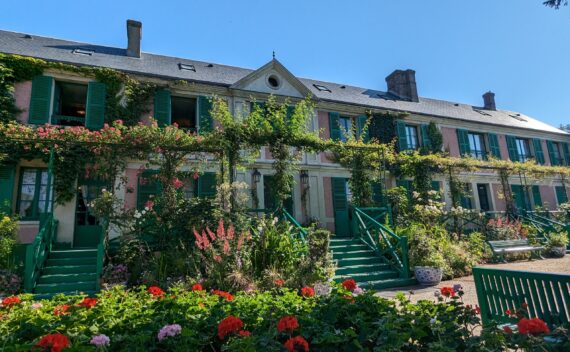 Maison de Monet à Giverny - la façade