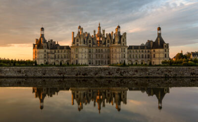 Château de Chambord : Vue générale depuis le Cosson