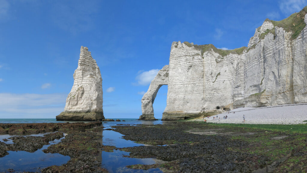 Falaises d'Étretat Aiguille et Porte d´Aval