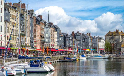 Le front de mer Vieux bassin à Honfleur