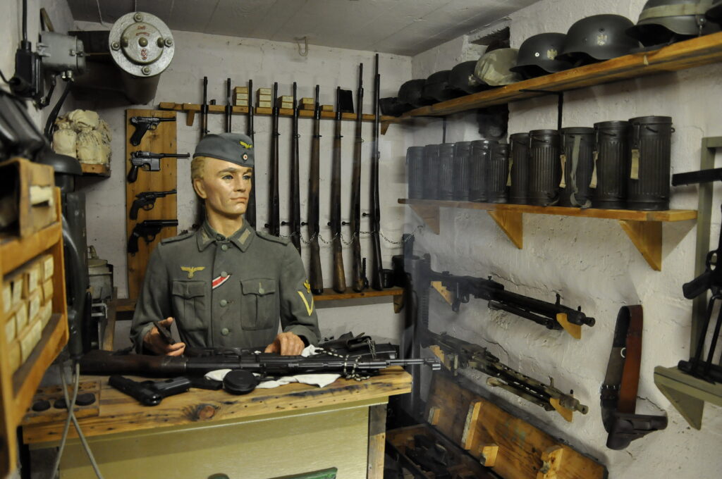 Musée du Mur de l'Atlantique intérieur du grand bunker