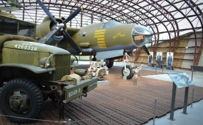 Musée du Débarquement à Utah Beach vue intérieure